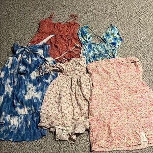 Floral and Tie-Dye Dresses Collection